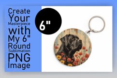 Round Dog Lover Circle Sublimation Set PNG Product Image 1