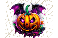 Pumpkin Party Halloween Clipart PNG, Cute Spooky Elements Product Image 3