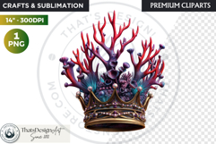 Deep Sea Fantasy Clipart PNG, Mermaid, ocean mythology Product Image 1