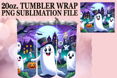 Cozy Dreams 20oz tumbler wrap, Ghost Product Image 1