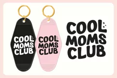 Mom Motel Keychain SVG | Cool Moms Club Product Image 3