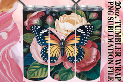 BREATHTAKING VIEWS 20oz TUMBLER WRAP, Butterfly Product Image 1