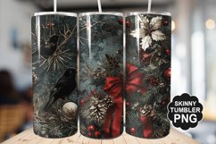Gothic Christmas Tumbler | Christmas Tumbler Wrap Product Image 1