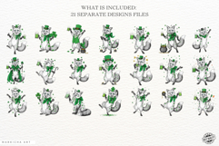St Patricks Day Fox Clipart Product Image 5