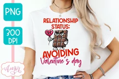Anti Valentine's day PNG sublimation, Sarcastic valentines Product Image 3