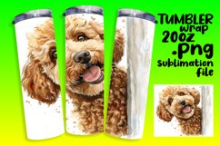 Puppy Joy Sublimation Tumbler Wrap - 20oz Product Image 1