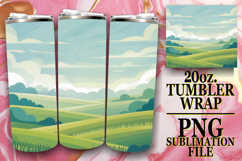 ENCHANTING HORIZONS 20oz TUMBLER WRAP, Spring Product Image 1