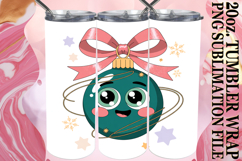 RADIANT ESCAPES 20oz TUMBLER WRAP, Cute Christmas Product Image 1