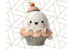Cute Halloween Ghost Clipart Costume PNG, Halloween Png Product Image 3