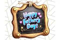 Father's Day Clipart PNG, Funny Dad Cartoon Clip Art Product Image 3