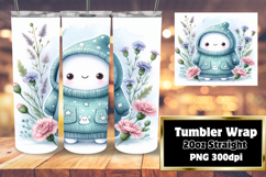 Unique Gift: 20oz Tumbler Design , Cute Ghost Product Image 1