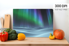 Winter Christmas Wonderland Cutting Board PNG Sublimation Product Image 1