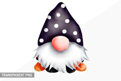 Halloween Gnome - Halloween Gnome Sublimation Design Product Image 1