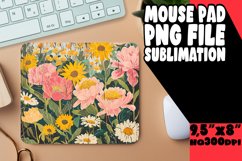 Timeless Vintage Floral Mouse Pad Design Product Image 1