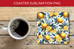 square coaster - lemon Product Image 1