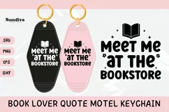 Book Lover Motel Keychain SVG Vol. 2 | Meet Me Product Image 1