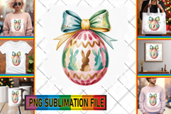 Cozy Sublimation PNG Art, Easter Egg Product Image 1
