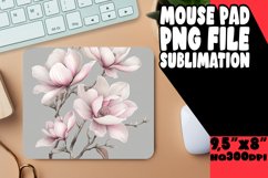 Playful Desk Pad Design Sublimation, Flower Pattern Product Image 1