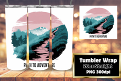 RADIANT 20oz Tumbler Wrap for Personal Use , Adventure Product Image 1