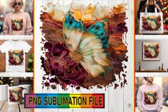 Glitter Butterfly PNG Art for Sublimation Product Image 1