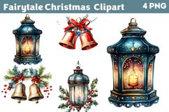 Fairytale Christmas Clipart PNG Product Image 1