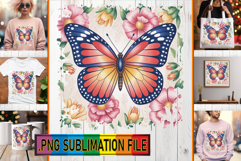 Dazzling TSHIRT Magic PNG, Butterfly Product Image 1