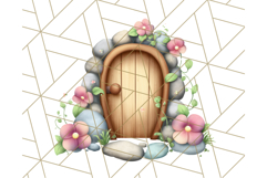 Princess Castle Clipart PNG, Enchanted Garden Artwork Product Image 3