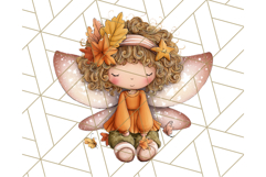 Fall Fairy Clipart PNG, Autumn Fairy People With Wings Product Image 3