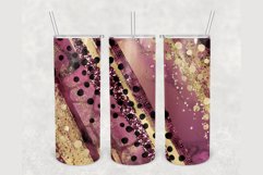 Milky Way Maroon Glitter 20 oz sublimation design tumbler Product Image 1