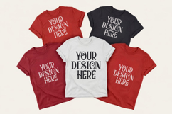 Christmas Family Matching Group Flat Lay Mockup Product Image 1