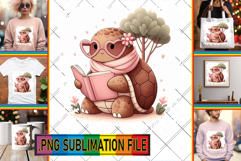 Enchanted TSHIRT Designs PNG, Turtle Product Image 1