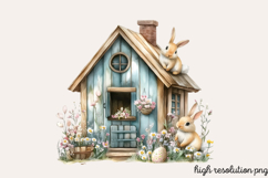 Rustic Easter Day Sublimation PNG Product Image 1