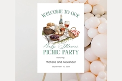 Baby Shower Welcome Sign Template 247 Product Image 1