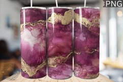 Burgundy Alcohol Ink Tumbler Wrap - High Quality 300 Dpi Product Image 1