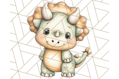 Cute Cartoon Dinosaur Clipart PNG, Prehistoric Animals PNG Product Image 3