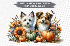 Halloween Dog - Halloween clipart Sublimation PNG Design Product Image 1