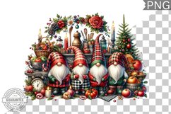 Christmas Gnome Sublimation - Clipart PNG Design Product Image 1