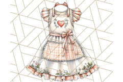 Cottagecore Kitchen Mixer, Apron PNG Clipart, Retro Floral Product Image 3