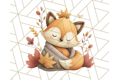 Woodland Autumn Critters PNG Clipart, Cute Fall Animals Product Image 3