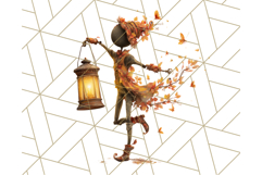 Autumn Circus Performers Clipart Vintage Characters PNG Product Image 3