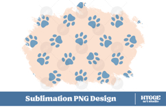 American 4th of July Cat Dog Paw Background Png DTF Bundle Product Image 2