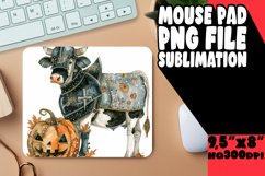Watercolor Cow Mouse Pad for Halloween Product Image 1