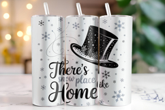 There&#039;s snow place like home Svg | Christmas Svg | Svg File Product Image 1