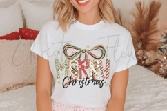 White Christmas Shirt Mockup Product Image 2