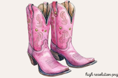 Little Cowgirl Clipart Sublimation PNG Product Image 1