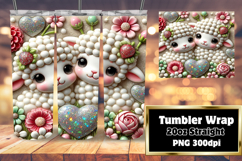 RADIANT PNG Tumbler Design 20oz , Sweet Animals Product Image 1