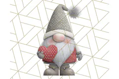 Cozy Winter Gnome Clipart PNG, Christmas Gnome Clip Art Product Image 3
