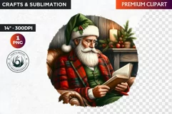 Christmas Elderly clipart,Christmas png, grandma, grandpa Product Image 1