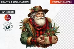 Christmas Elderly clipart,Christmas png, grandma, grandpa Product Image 1