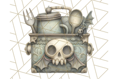 Midnight Monster Camp Out Clipart PNG, Halloween Png Product Image 3
